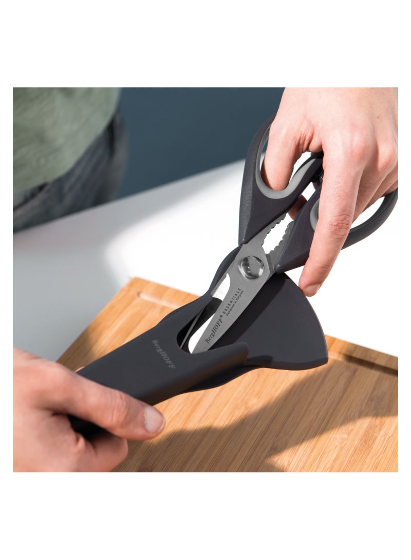 بيرجوف بيرجهوف - طقم مقص مكون من قطعتين 1x مقص مطبخ، 1x حامل مغناطيسي- شفرة حادة منالفولاذ المقاوم للصدأ - جراب مغناطيسي لسهولة الوصول - منتج بلجيكي - Image 4