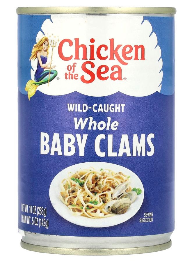 Chicken Of The Sea Wild-Caught Whole Baby Clams 10 oz (283 g) 