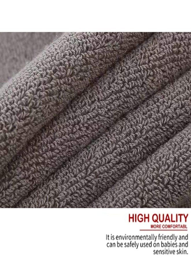 PUPOPIK 2 Pack Hand Towels for Bathroom (14 x 30 Inch)-100% Cotton Hand Towel, Highly Absorbent and Quick Dry Face Washcloth, Home Soft Premium Towel for Hotel, Bath, Kitchen and Spa(Gray) - Image 4