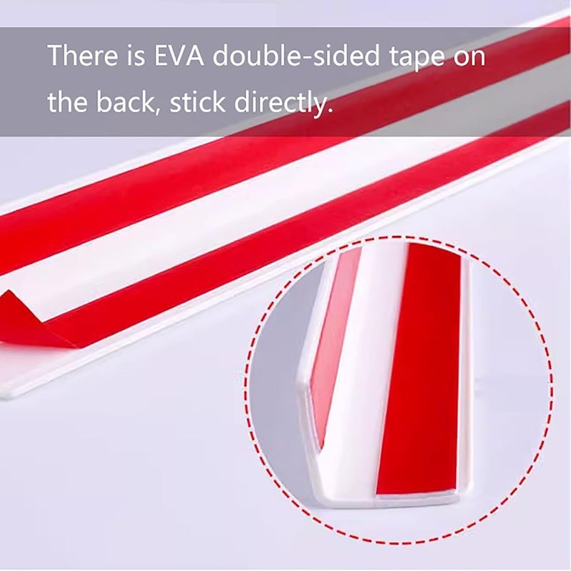 PVC Punch-Free Corner Protection Strips, Corner Protection Strips, Right-Angle Strips, Suitable for Tile Wallpaper, Cabinet Edge Decorative Strips.Beige-3x240cm/1.2x94in - Image 4