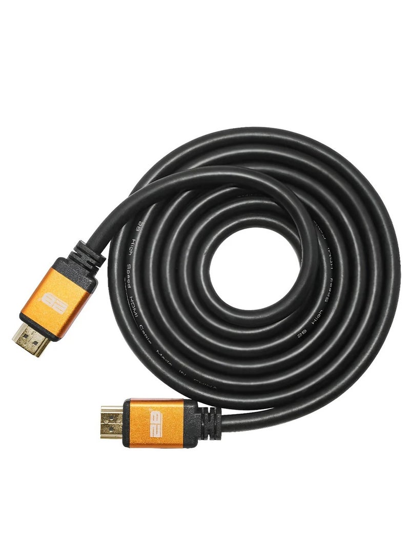 2بي كابل توصيل من منفذ HDMI إلى منفذ HDMI يدعم الأجهزة بدقة 2K و4K بطول 5 متر من 2B، موديل DC265 - Image 4