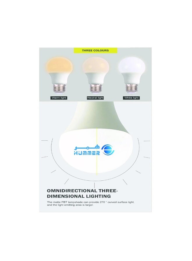 هامر لمبة كروي 5 واط انارة شمسيE27 - Image 4