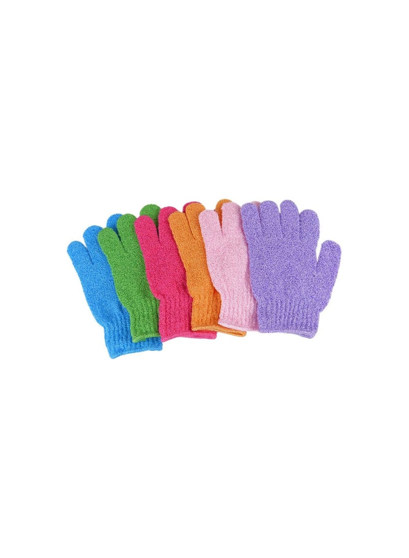 GGOOT 8pcs Bathing Exfoliating Gloves Shower Scrubber Dead Skin Remover Body Skin Scrub Exfoliator Gloves  - Image 2
