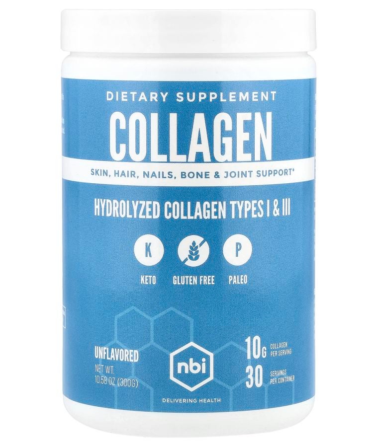 Hydrolyzed Collagen Types I & III Unflavored 10.58 oz (300 g)