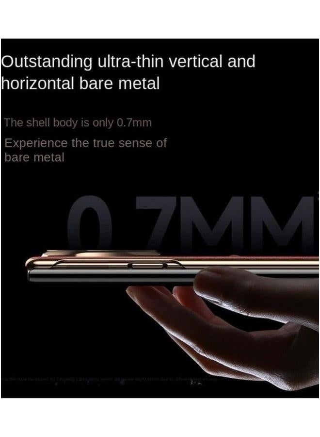 Leather Case for Huawei Mate XT Ultimate (2024),With Smart Window,Anti-fingerprint Phone - Image 5