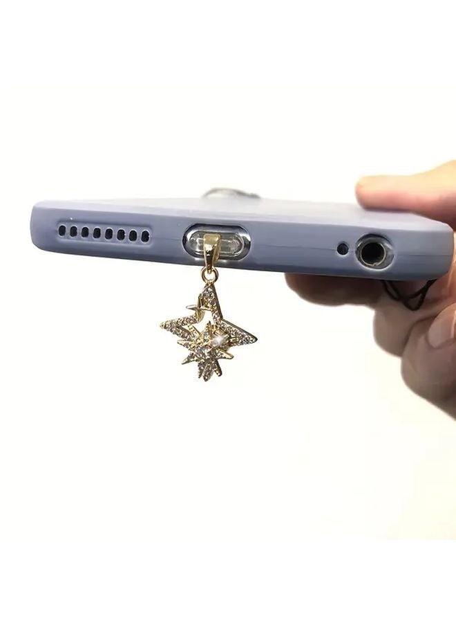 Fidget Spinner Phone Dust Plug For iPhone 6 14 Stress Relief Gift With Lobster Cord - Image 4