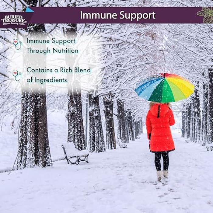 Buried Treasure ACF Immune Support - 16 oz, 16 Servings, Vitamin C, Elderberry, Zinc, Liquid Immune Booster with Vitamins and Minerals w/ Dose Cup - Image 3