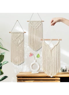 Small Macrame  3 Pieces Wall Hanging & Wall Decor.New Bohemian Style 43x25 cm - pzsku/ZF81EDAEBFDDB0A240B80Z/45/_/1720522890/e45ce4a1-5855-4075-8e3e-b102eca7ac1c