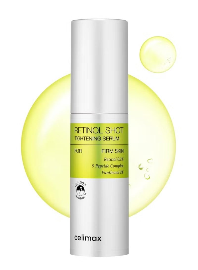 celimax The Vita A Retinol Shot Tightening Serum | with Pure Vitamin A Retinol, Peptide, Pore Minimizer, Wrinkles & Fine Lines, Firmer Skin, Anti-Aging, Skin Smoothing 30ml - Image 1