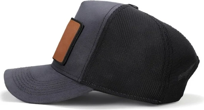 بلاك بورك V2 Trucker Limited Edition - Unisex Anthracite-Black Hat with 5 Code Logo