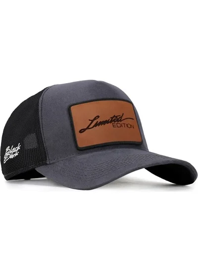 Black Börk V2 Trucker Limited Edition - Unisex Anthracite-Black Hat with 5 Code Logo