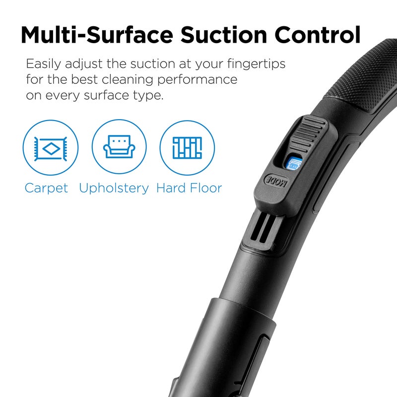 Eureka WhirlWind Bagless Canister 2.5L Vacuum Cleaner, Lightweight Vac for Carpets and Hard Floors, NEN110A, Blue - Image 5