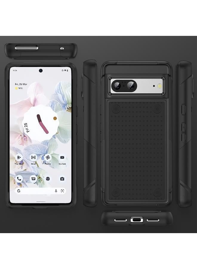 زبون جراب لهاتف Google Pixel 7 5G PC + جراب هاتف واقٍ مقاوم للصدمات من مادة TPU - Image 2