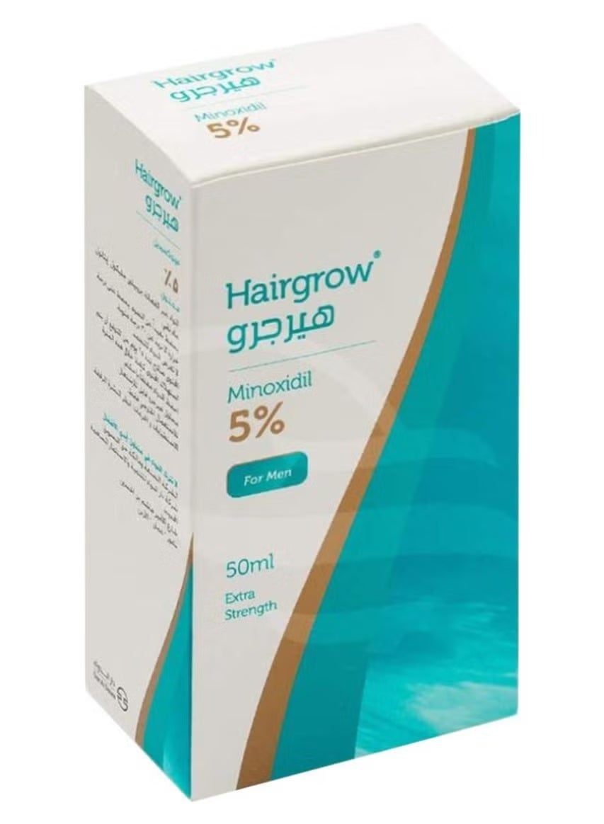 Hairgrow Minoxidil 5% Topical Solution for Men, 50ml, Extra Strength