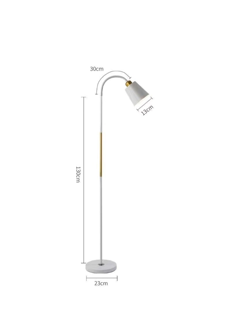 MIXDE Archiology Arc Floor Lamp With Lamp Shade LED Bulb White  - Image 3