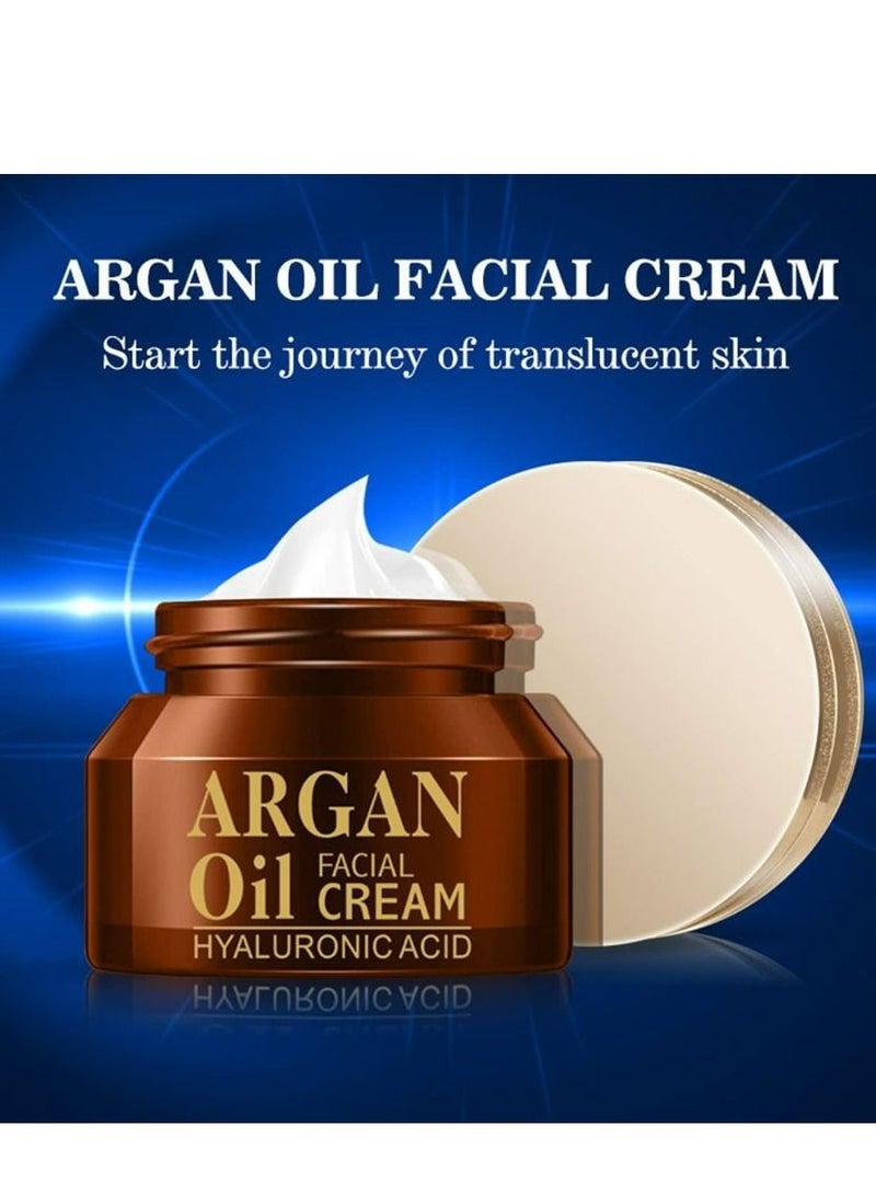 ديسار كريم الوجه بزيت الارجان وحمض الهيالورونيك لترطيب عميق ومضاد للتجاعيد وعلامات التقدم في السن، 50 مل - Image 3