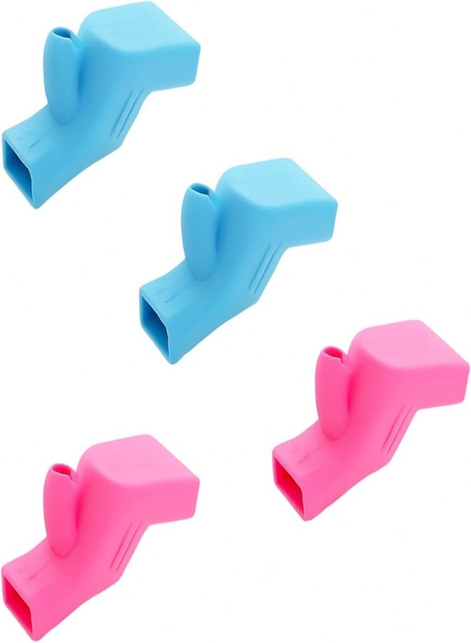 Pxiryanlow 4Pcs Faucet Water Tap Extender Spout for Kids, Toddlers, and Babies - Safe, Easy to Install Sink Extender for Your Home Bathroom or Kitchen - Image 1