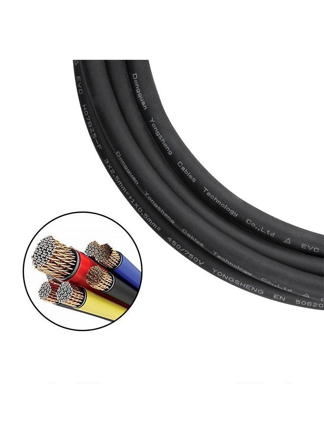 Generic - EVSUN EV Car Charger Charging Cable 1 Phase or 3 Phase Electric Vehicle 16A-32A Type 2 Female to Male IEC 62196 Plug Length 5M - Image 1