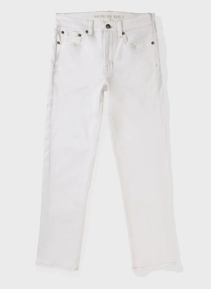 American Eagle High Waist Straight Jeans