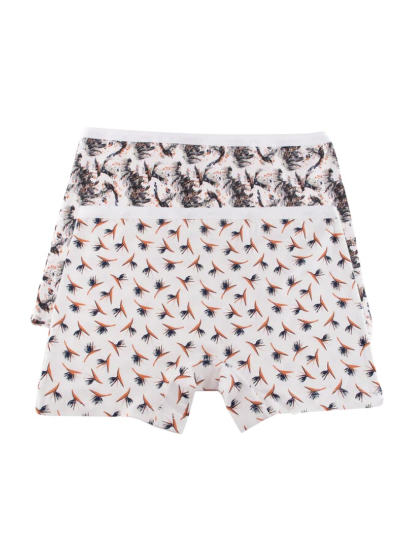 Milk Pack Of 4 Cotton Hot Short Panties For Women  - Image 3