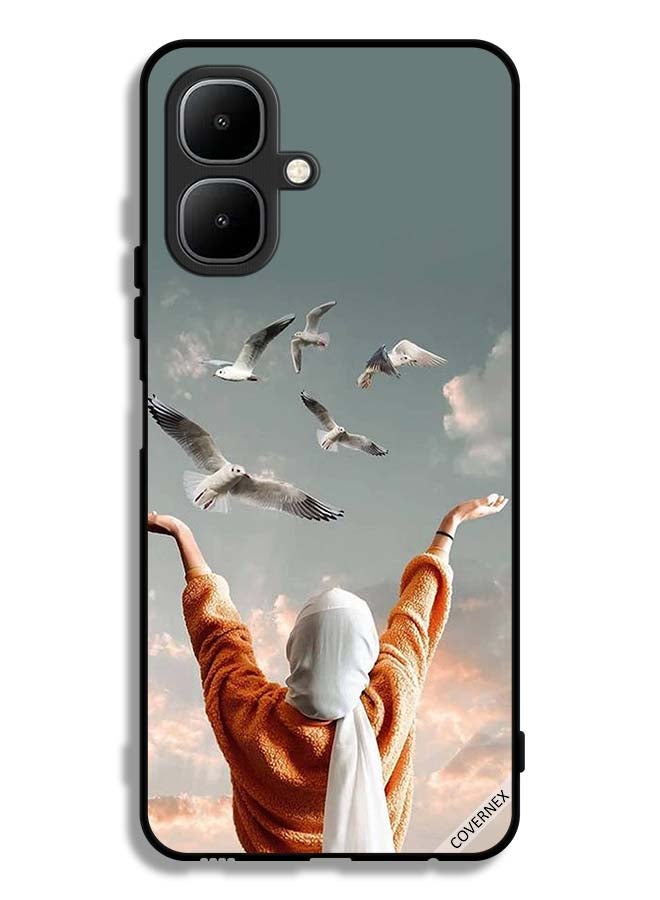 Covernex Tecno Pop 10 Protective Case Cover Flying Birds