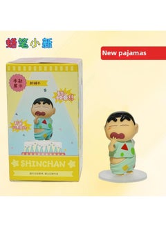 2025 Genuine Crayon Small Sauce Metamorphosis Series Dynamic Superman Car Center Console Car Ornaments-Color:Crayon Shin-chan-Pajamas [192 Pieces In A Box]