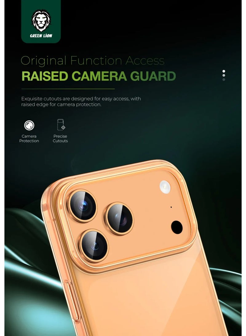 GREEN LION iPhone 17 Pro max Delgado PC Case/ Waterproof/ Strong and handy/ lightweight /Anti Fingerprint/ HD Clarity - Clear - Image 2