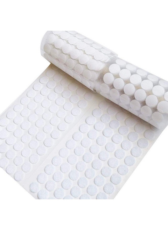 Rena Chris Self Adhesive Dots Strong Adhesive 1400Pcs(700 Pairs) 0.59" Diameter Sticky Nylon Dots Hook & Loop Dots With Waterproof Sticky Glue Tapes Very Suitable For Classroom Office Home - Image 1