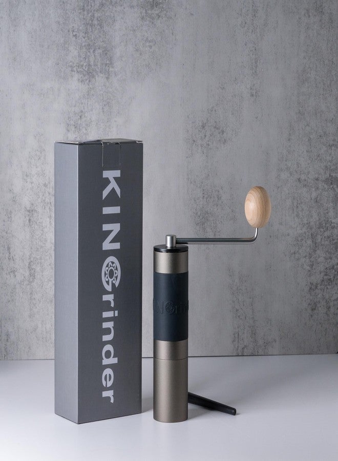 Kingrinder 【Iron Gray】KINGrinder K1 Manual Hand Coffee Grinder with Straight Handle for French Press, Drip, Espresso with Assembly Consistency Stainless Steel Conical Burr Mill, 20-25g Capacity - Image 5