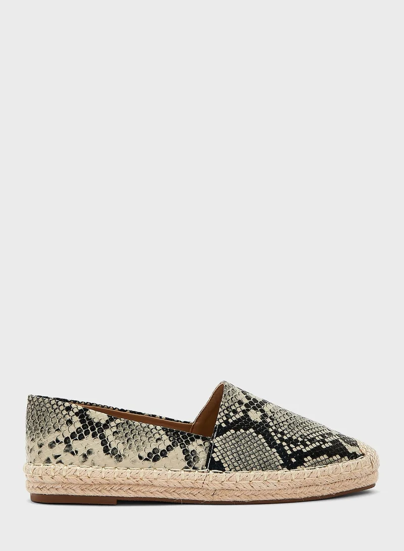 Ginger Snake Effect Espadrile