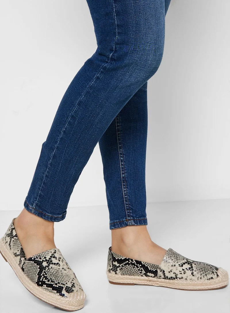 Ginger Snake Effect Espadrile