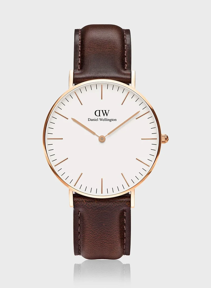 DANIEL WELLINGTON Classic Bristol RG White 36mm Watch