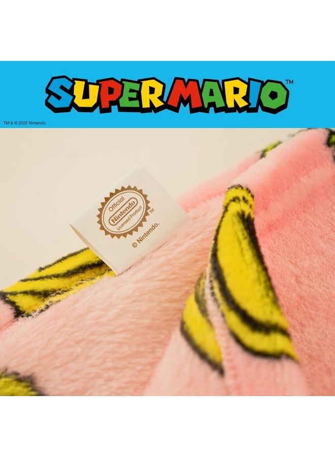 Franco Nintendo Super Marios Bros. Gaming Princess Peach Girl Bedding Super Soft Silk Touch Throw, 46 in x 60 in, (Officially Licensed Product)  - Image 5