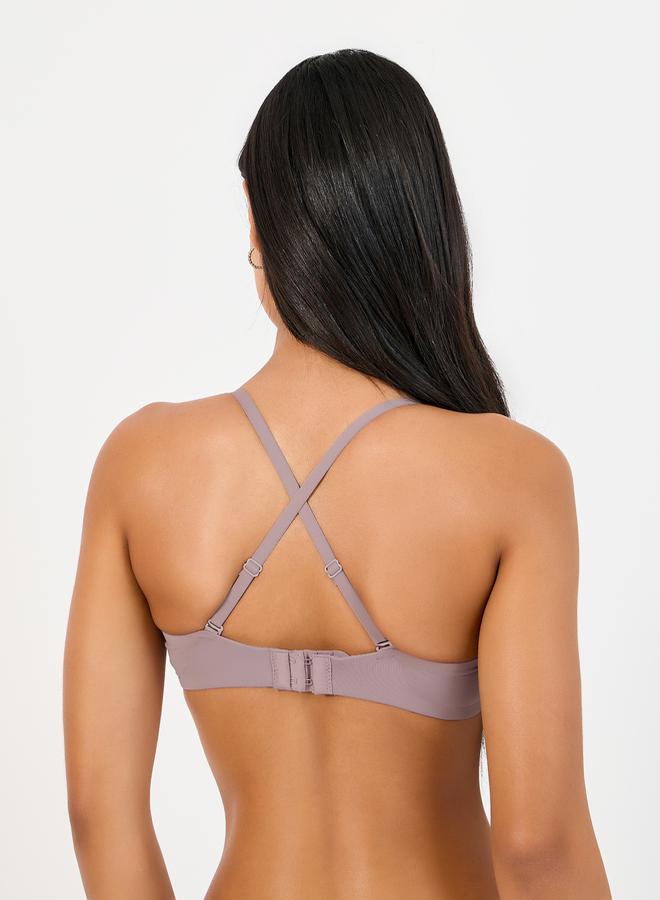 Styli Pack of 2 - Padded Wired Solid Balconette Bra  - Image 5