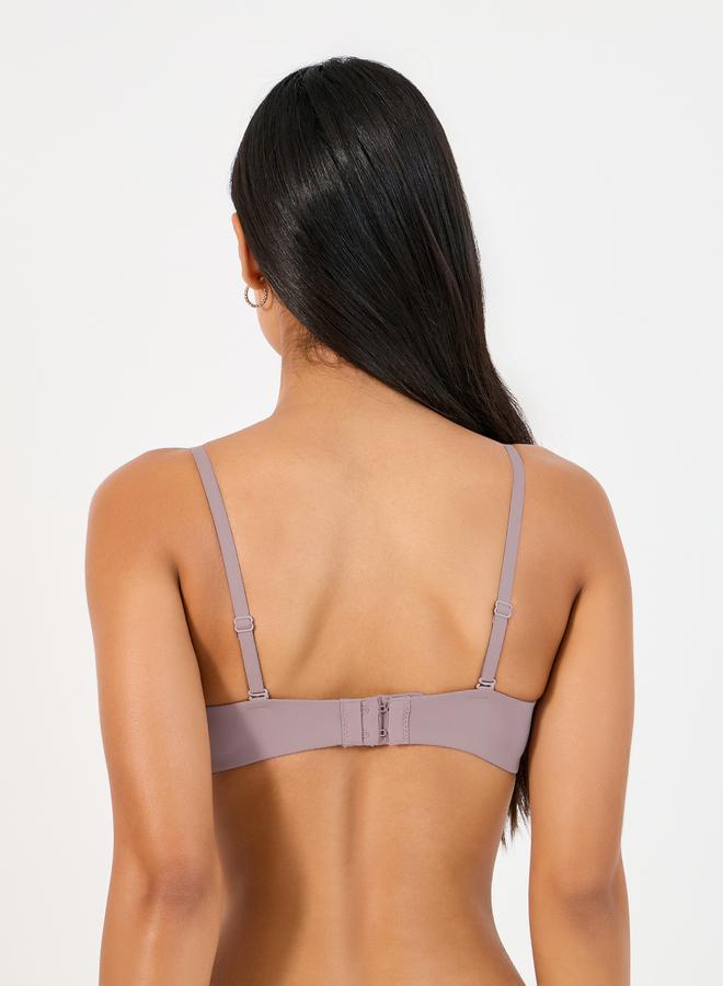 Styli Pack of 2 - Padded Wired Solid Balconette Bra  - Image 4