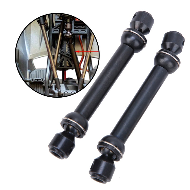 RC Drive Shaft:  High-Quality Metal Steel, Telescopic Adjustable Length, Durable Lightweight Easy To Install - Universal Flexible Metal Drive Shaft for SCX10 D90 RC Crawler Model Upgrades - Image 5
