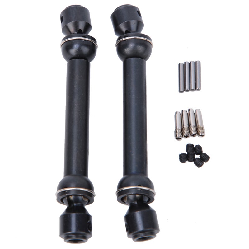 RC Drive Shaft:  High-Quality Metal Steel, Telescopic Adjustable Length, Durable Lightweight Easy To Install - Universal Flexible Metal Drive Shaft for SCX10 D90 RC Crawler Model Upgrades - Image 1