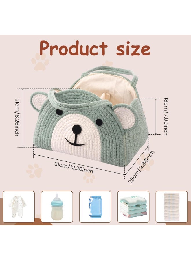 حفاضات الأطفال صندوق حفاضات، سلة حفاضات الكرتون ذات السعة الكبيرة، سلة حفاضات الأطفال، الأطفال حديثي الولادة الأساسية، هدايا استحمام الأطفال - Image 5