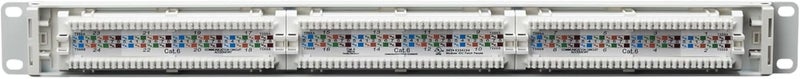 TRIPPLITE Series 24-Port Patch Panel 1U Rack Mount, Cat6 RJ45 Ethernet, 4PPoE / 4 PoE++ Compliant, 110/Krone, 568A/B Termination, TAA Compliant, White, Lifetime Manufacturer's Warranty (N252-P24-WH) - Image 4