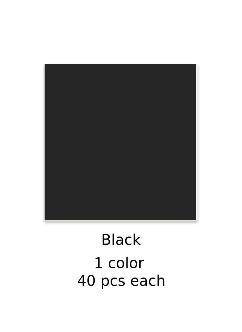 Urban Utility 40-Pack of Premium Black Tissue Paper Sheets - Large 50 x 70 cm Size, Perfect for Art Projects, Crafts, and Elegant Gift-Wrapping Creations  - Image 3