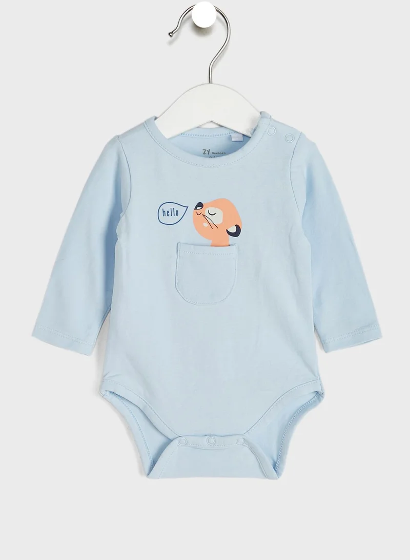 Zippy Infant 2 Pack Assorted Bodysuit