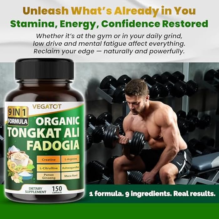 VEGATOT Potency Boosted with Creatine, L-Citrulline, L-Arginine - Promote Energy & Performance - Image 2