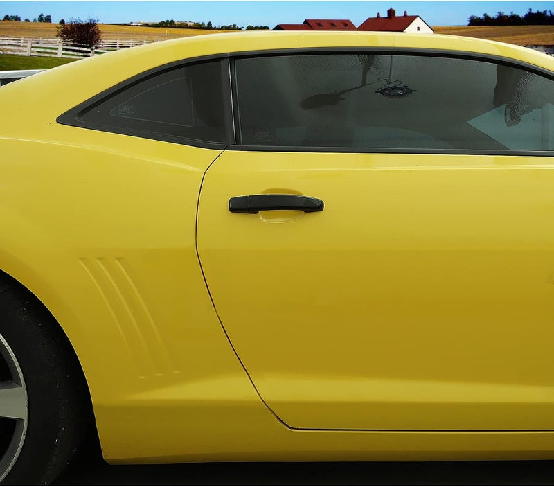 Hoolcar غطاء مقبض الباب الخارجي هولكار لسيارة شيفروليه كامارو 2010-2015، أسود (2 قطعة) - Image 4