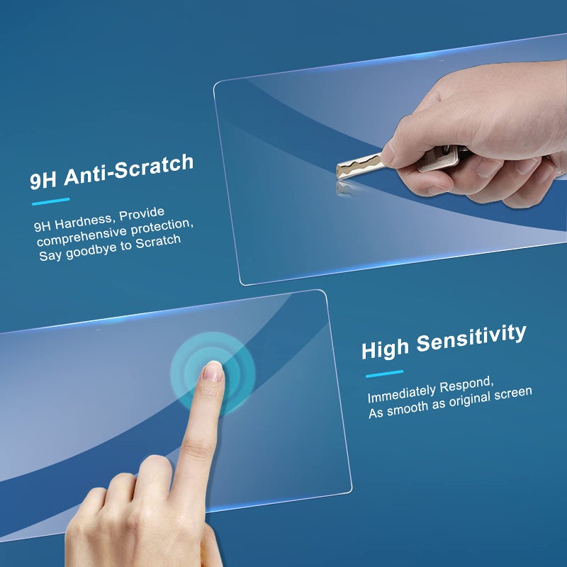 GAFAT Hyunda-i Tucson NX4 2021-2023 2024 10.25 Inch Navigation Screen Protector, Glass Screen Protector for Tucson 2023 10.25 Inch Infotainment System GPS Touch Screen, Shockproof, 9H Anti-Scratch - Image 2