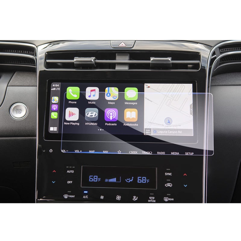 GAFAT Hyunda-i Tucson NX4 2021-2023 2024 10.25 Inch Navigation Screen Protector, Glass Screen Protector for Tucson 2023 10.25 Inch Infotainment System GPS Touch Screen, Shockproof, 9H Anti-Scratch - Image 1