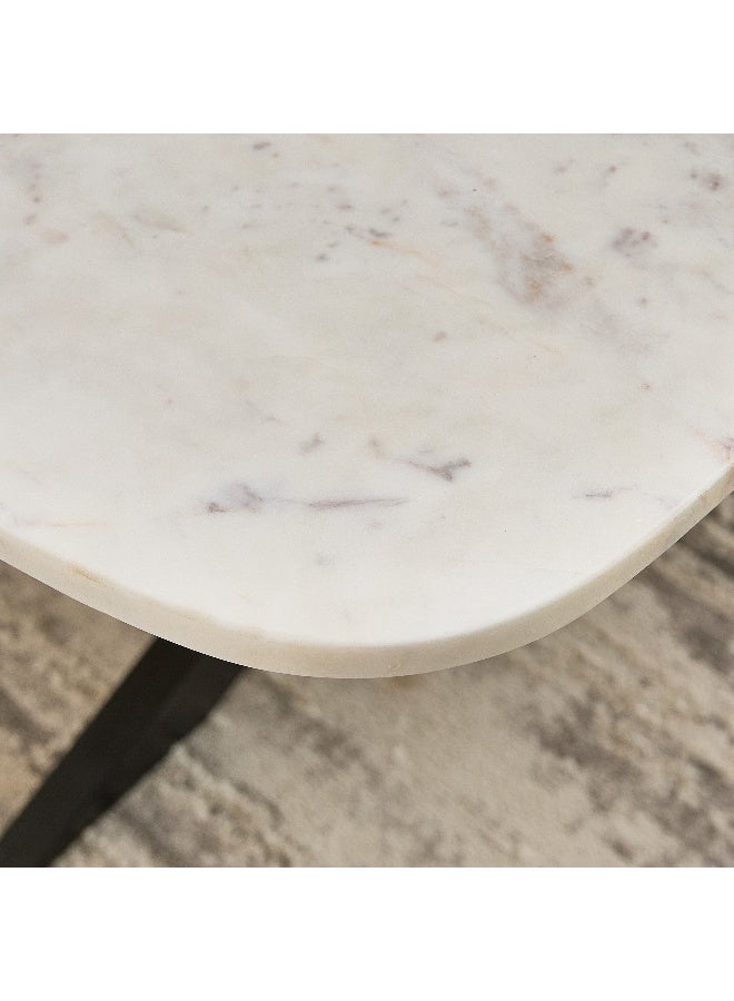 Home Box Genuine Marble Top Dining Table for 6 - Image 4