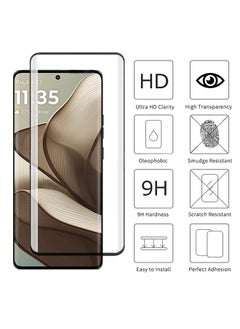 X-level Screen Protector for Motorola Edge 50 5G Tempered Glass, Full Coverage HD 9H Hardness Anti-Scratch Anti-Fingerprint Bubble-Free Tempered Film  - Image 2