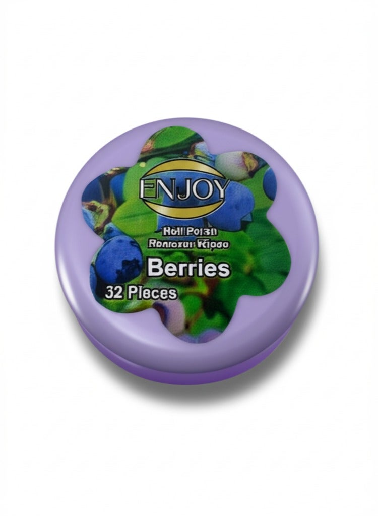 إنجوي مناديل إزالة طلاء الأظافر 32 قطعة برائحة التوت البرى