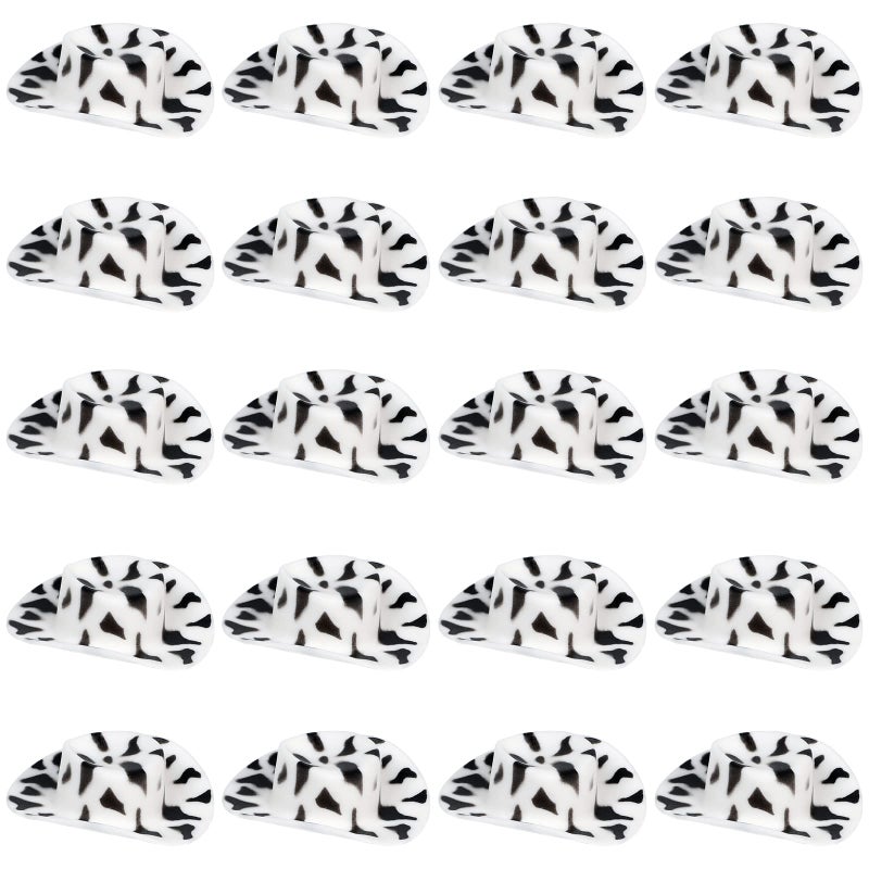 SOTOGO 20 Pieces Cute Plastic Miniature Western Cowboy Cowgirl Hat Mini Doll Hat Cow Hat Toys for Doll Dress Up Party Accessories and Pretend Play - Image 2