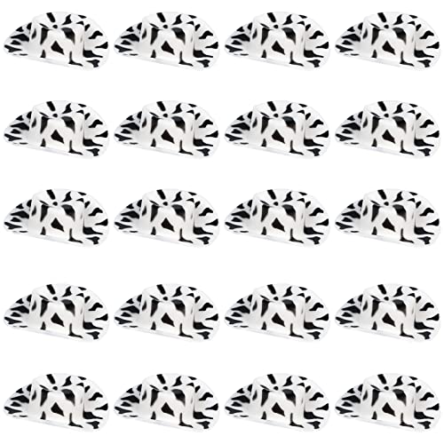 SOTOGO 20 Pieces Cute Plastic Miniature Western Cowboy Cowgirl Hat Mini Doll Hat Cow Hat Toys for Doll Dress Up Party Accessories and Pretend Play - Image 1